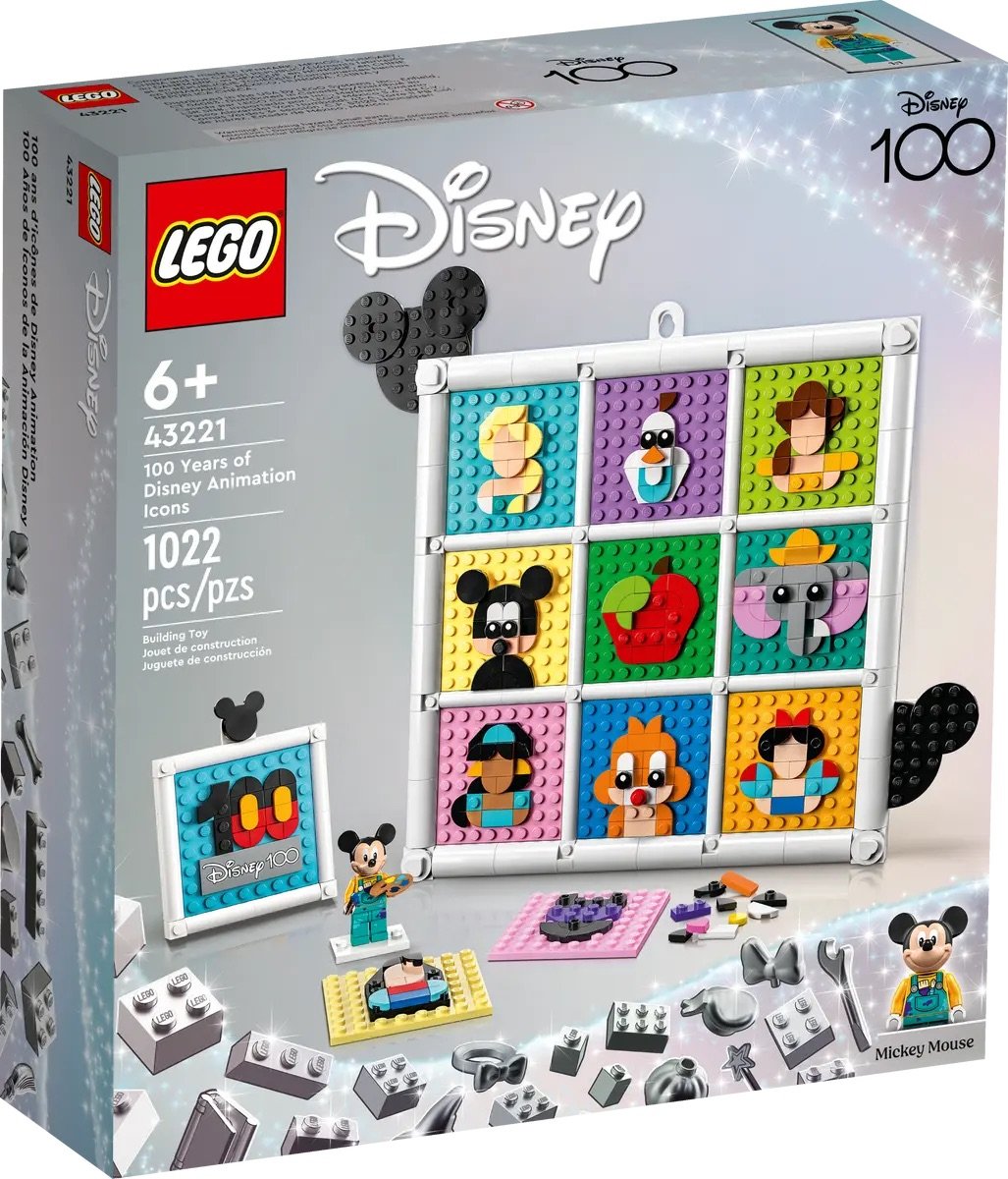 Акція на Конструктор Lego Disney 100-ті роковини мультиплікації Disney (43221) від Y.UA
