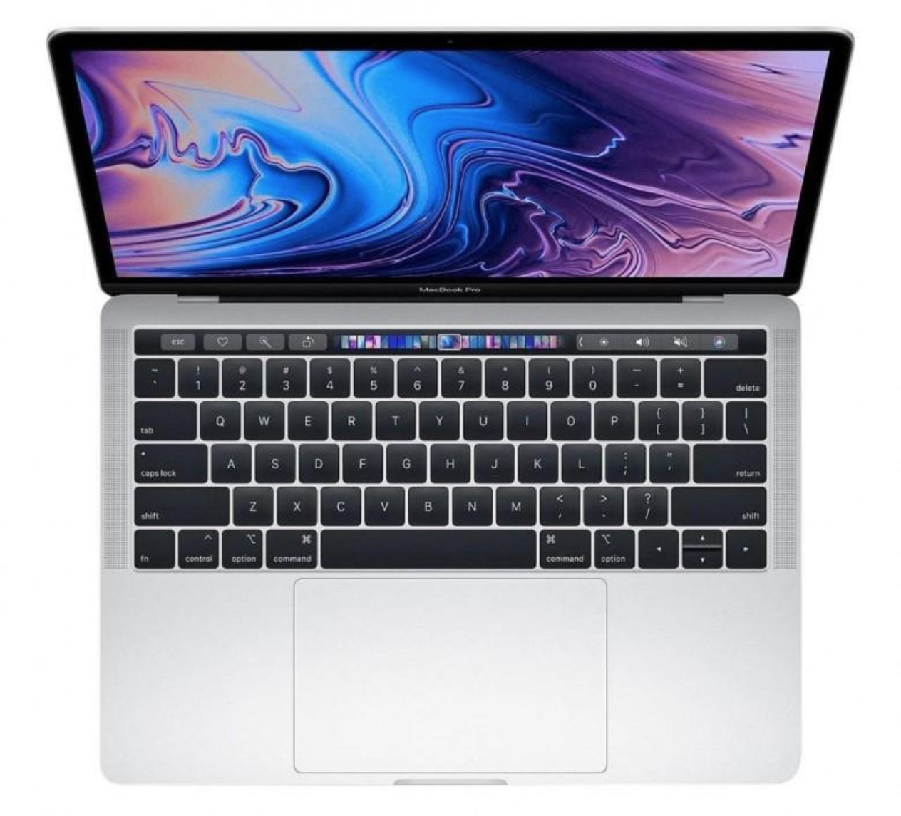 Акция на Apple MacBook Pro 13 Retina Silver with Touch Bar Custom (Z0W60002T) 2019 от Y.UA