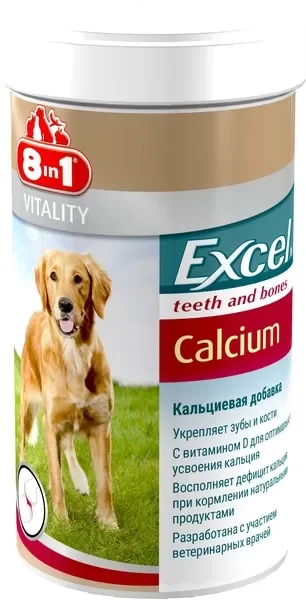 

Вітаміни для собак Excel Calcium 470 табл. (660474/109433)