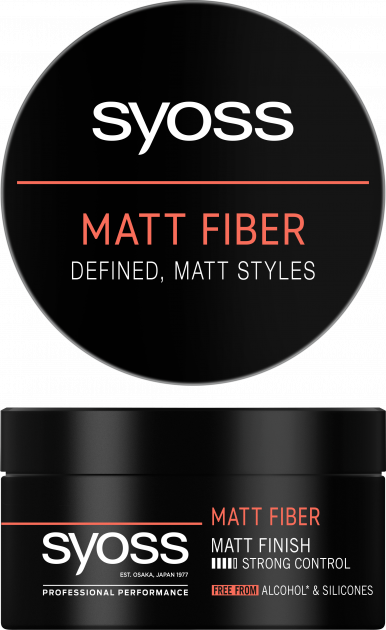 

Syoss Matt Fiber Паста матирующая для стайлинга волос, фиксация 4 100 ml