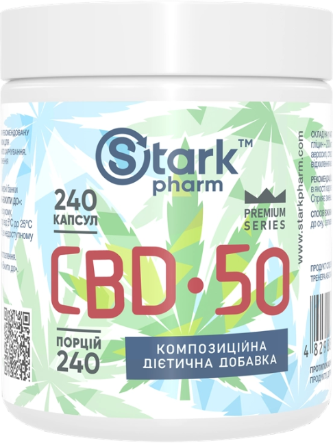 

Stark Pharm Cbd Каннабідіол 50 мг 240 капсул