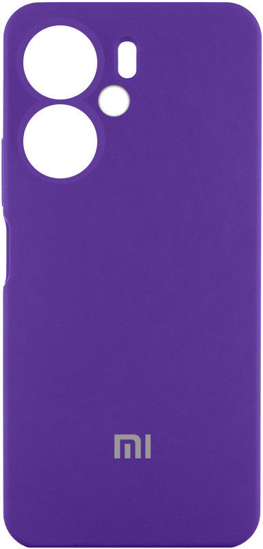 

Lakshmi Premium Silicone Case with Logo Full Camera Amethyst for Xiaomi Redmi 13C 4G / Poco C65 / Poco M6 5G