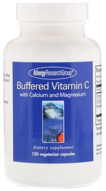 

Allergy Research Group Buffered Vitamin C 120 Veggie Caps Буферизованный витамин С