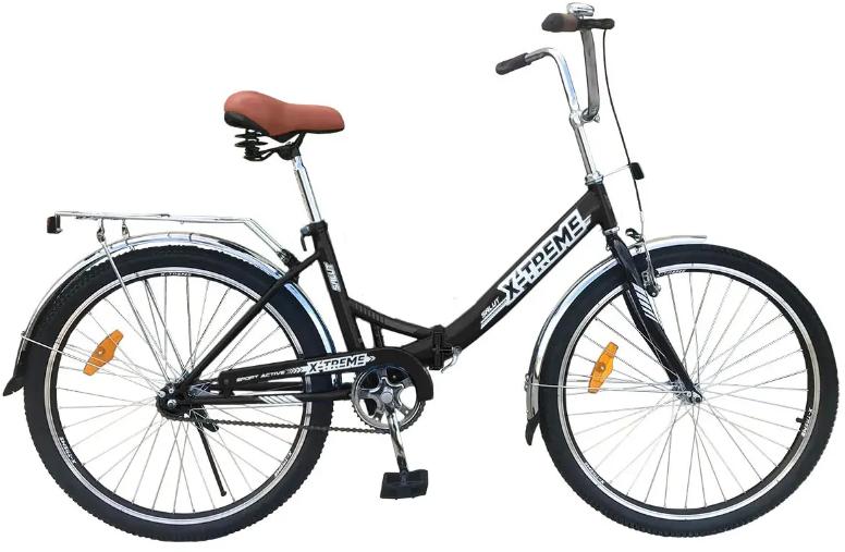 Акція на Велосипед X-TREME Salut FD-26 сталь.рама 26" колеса 26" чёрно-белый (125019) від Stylus