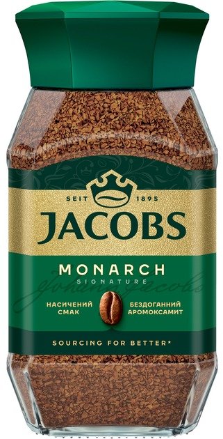 

Кава розчинна Jacobs Monarch 190 г (4820206290908)