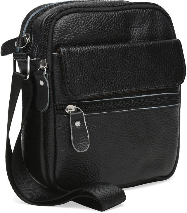 

Мужская сумка через плечо Keizer черная (K11812-black)