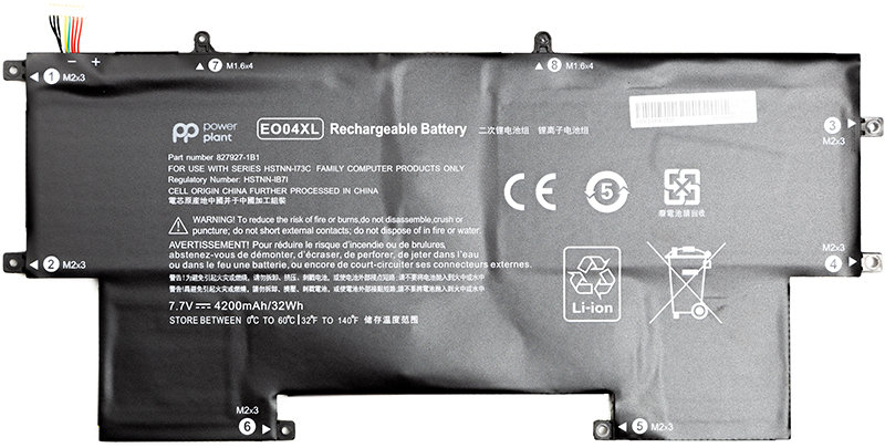 

PowerPlant Hp EliteBook Folio G1 (EO04XL) 7.7V 4200mAh