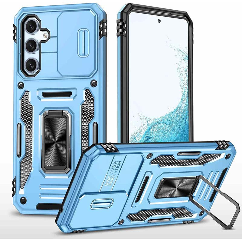 

Mobile Case Camshield Army Ring Light Blue for Samsung A356 Galaxy A35 / A556 Galaxy A55