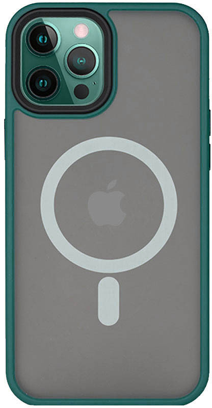 

Mobile Case TPU+PC Metal Buttons with MagSafe Green для iPhone 14 Pro Max