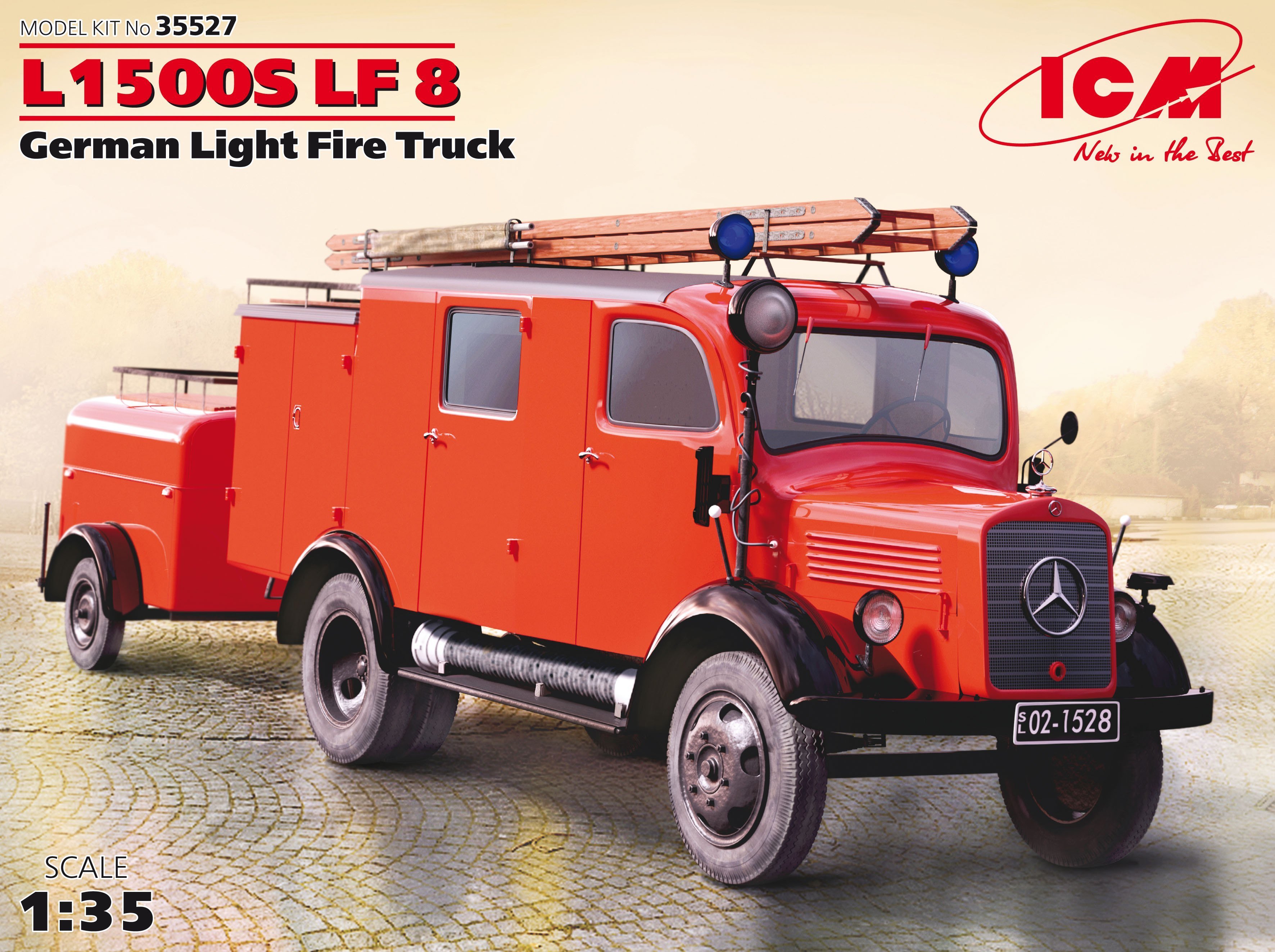 

Германский легкий пожарный автомобиль L1500S Lf 8 German light fire truck(ICM35527)