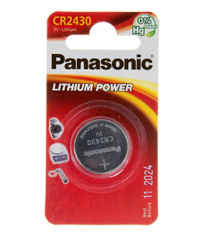 

Батарейка Panasonic Cr 2430 Bli 1 Lithium (CR-2430EL/1B)