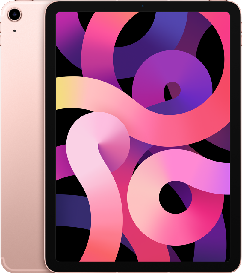 Акція на Apple iPad Air 4 10.9" 2020 Wi-Fi + Lte 64GB Rose Gold (MYJ02) від Y.UA
