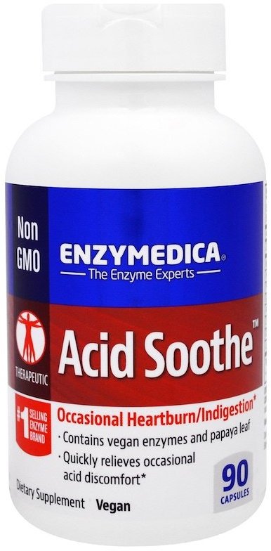 Акція на Enzymedica Acid Soothe Энзимы 90 капсул від Stylus