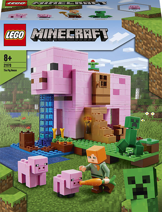 Акція на Lego Minecraft Будинок-свинка (21170) від Y.UA