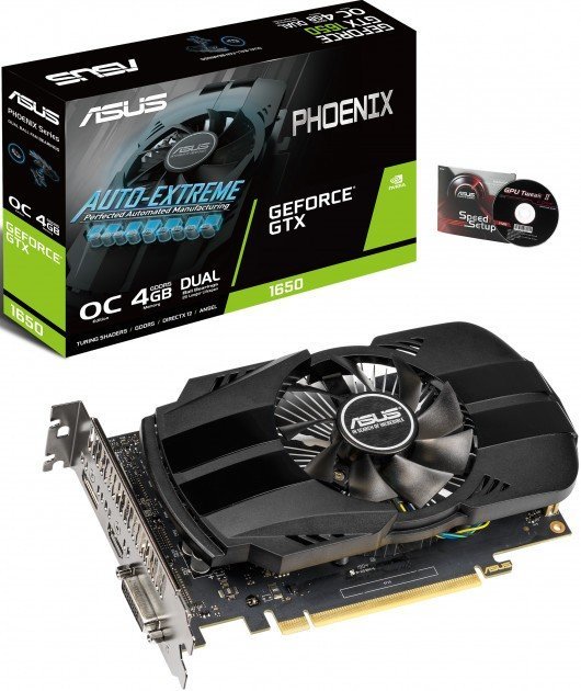 

Asus GeForce Gtx 1650 Phoenix Oc 4GB (PH-GTX1650-O4G)