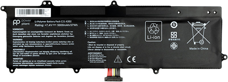 

PowerPlant Asus VivoBook S200E Series (C21-X202) 7.4V 5000mAh (NB430888)