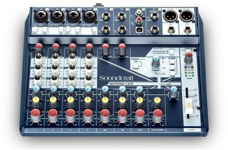 

Микшерный пульт Soundcraft Notepad-12FX