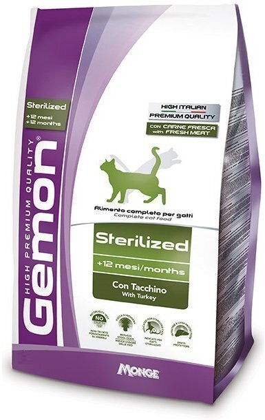 Акція на Сухой корм для кошек Gemon Cat Sterilised light stirility с индейкой 5 кг (8009470125546) від Stylus