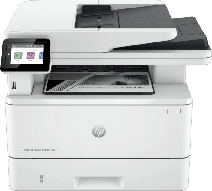 Акція на Hp LaserJet Pro 4103fdw Wi-Fi (2Z629A) від Stylus