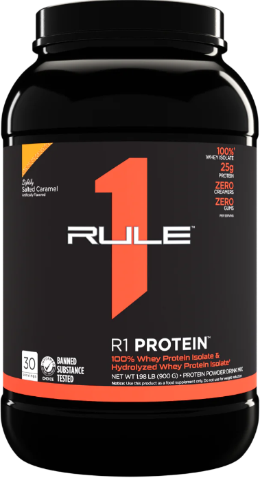 

Rule 1 Protein 900 g / 30 servings / Salted caramel