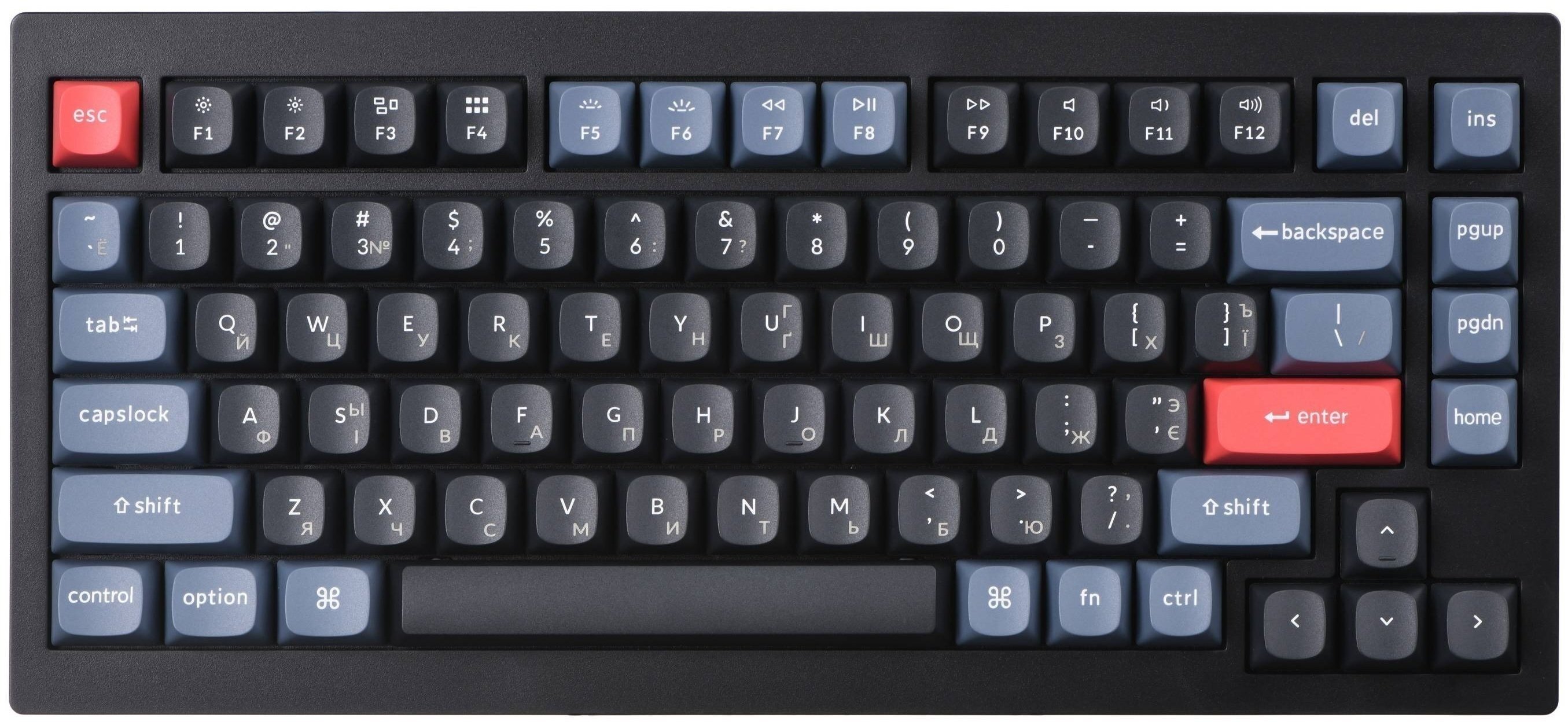 

Keychron V1 Max 84 Key Rgb Hot-Swap Gateron Jupiter Brown Knob Carbon Black (V1MD3_KEYCHRON)