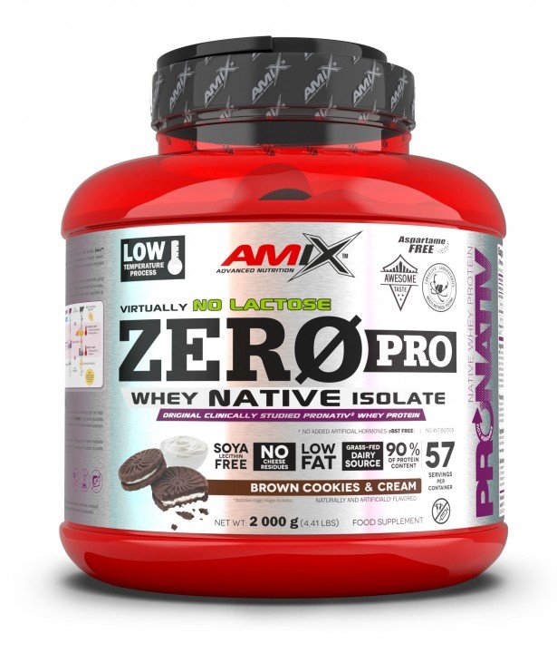 Акція на Amix ZeroPro Protein 2000 g /56 servings/Brown Cookies & Cream від Stylus