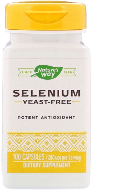 Акція на Nature's Way, Selenium, 200 mcg, 100 Capsules (NWY-41081) від Stylus