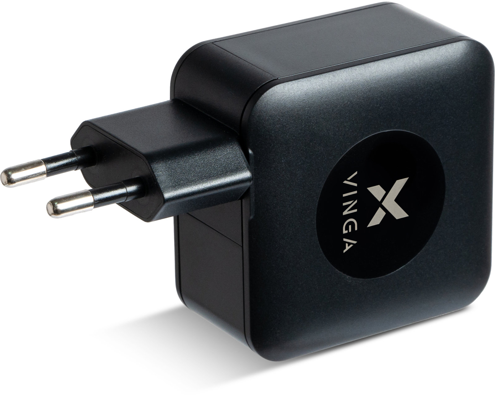 Акція на Vinga Wall Charger 2xUSB-C+USB GaN 65W Pd Black (VCHG65) від Stylus