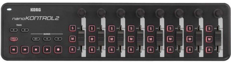 

Компактный USB-MIDI контроллер Korg Nanokontrol 2 Bk