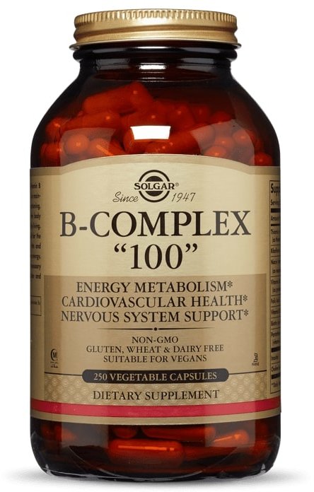 

Solgar B-Complex "100" 250 Vegetable Capsules