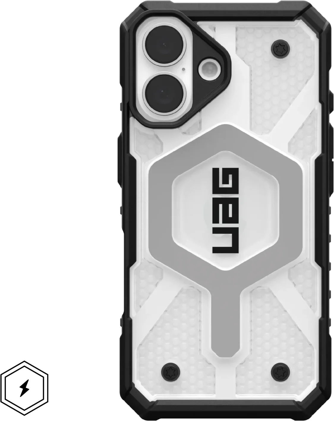 

Urban Armor Gear Uag Pathfinder Clear Magsafe Ice (114466114343) for iPhone 16