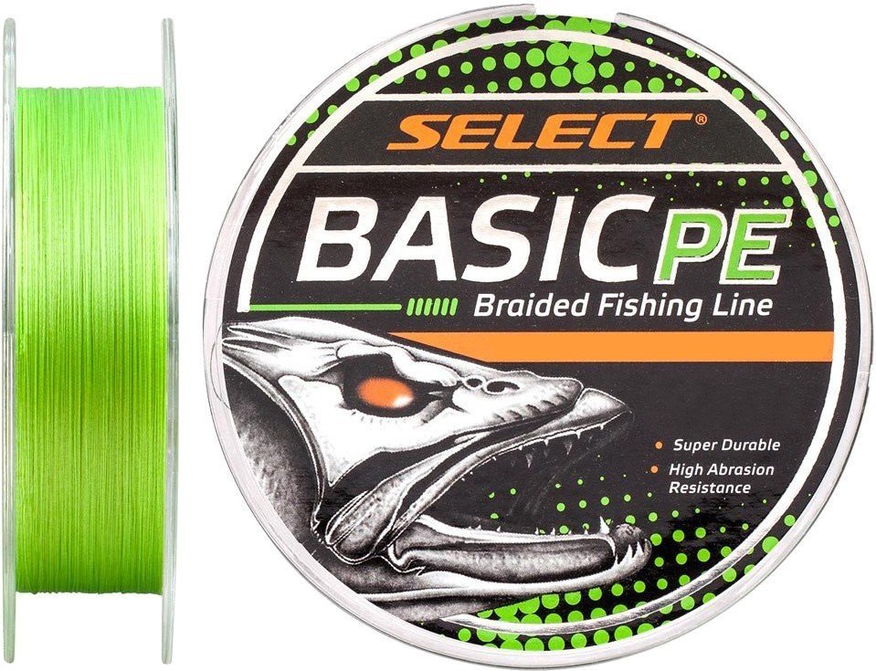 

Шнур Select Basic Pe 100m (салат.) 0.18mm 22lb/9.9kg (1870.27.51)