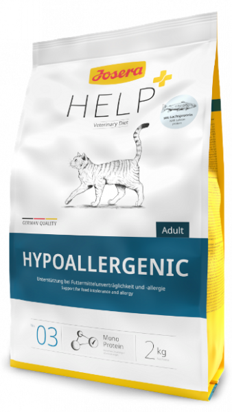 Акція на Сухий корм для котів Josera Help Hypoallergenic Cat dry допомога при непереносимості корму та алергії 2 кг (50011654) від Y.UA