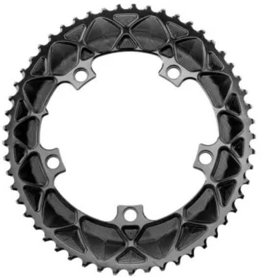 

Звезда шатунов absoluteBLACK OVAL130BCD 5h 2X53T черная (ROV53/130/5BK)