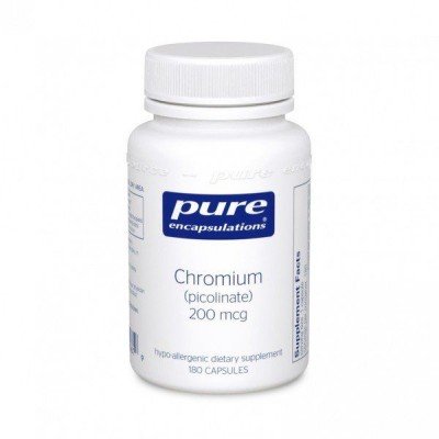 

Pure Encapsulations Chromium (picolinate) 200 mcg 180 caps Хром пиколинат (PE-00061)