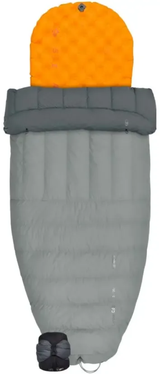 

Cinder CdII Quilt от Sea To Summit ( 2/-4°C.) 198 см Pale Grey Long (STS ACD2-L)