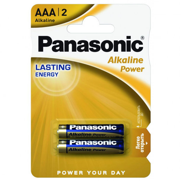 

Panasonic Aaa LR03 Alkaline Power 2шт (LR03REB/2BP)