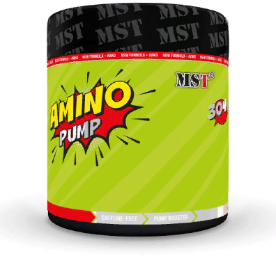

Mst Amino Pump 304 g /38 servings/ Green Apple