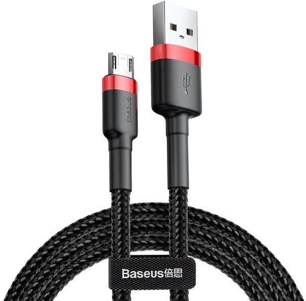 Акція на Baseus Usb Cable to microUSB Cafule 2A 3m Red/Black (CAMKLF-H91) від Stylus