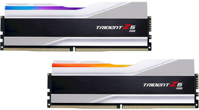 Акція на G.Skill 64 Gb (2x32GB) DDR5 6000 MHz Trident Z5 Rgb (F5-6000J3040G32GX2-TZ5RW) від Stylus
