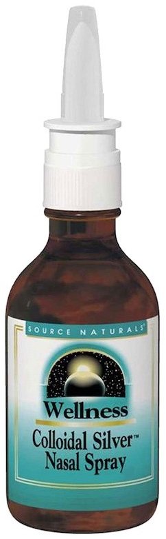 

Source Naturals Wellness, Colloidal Silver Nasal Spray, 10 PPM, 2 fl oz (59.14 ml) (SNS-01030)