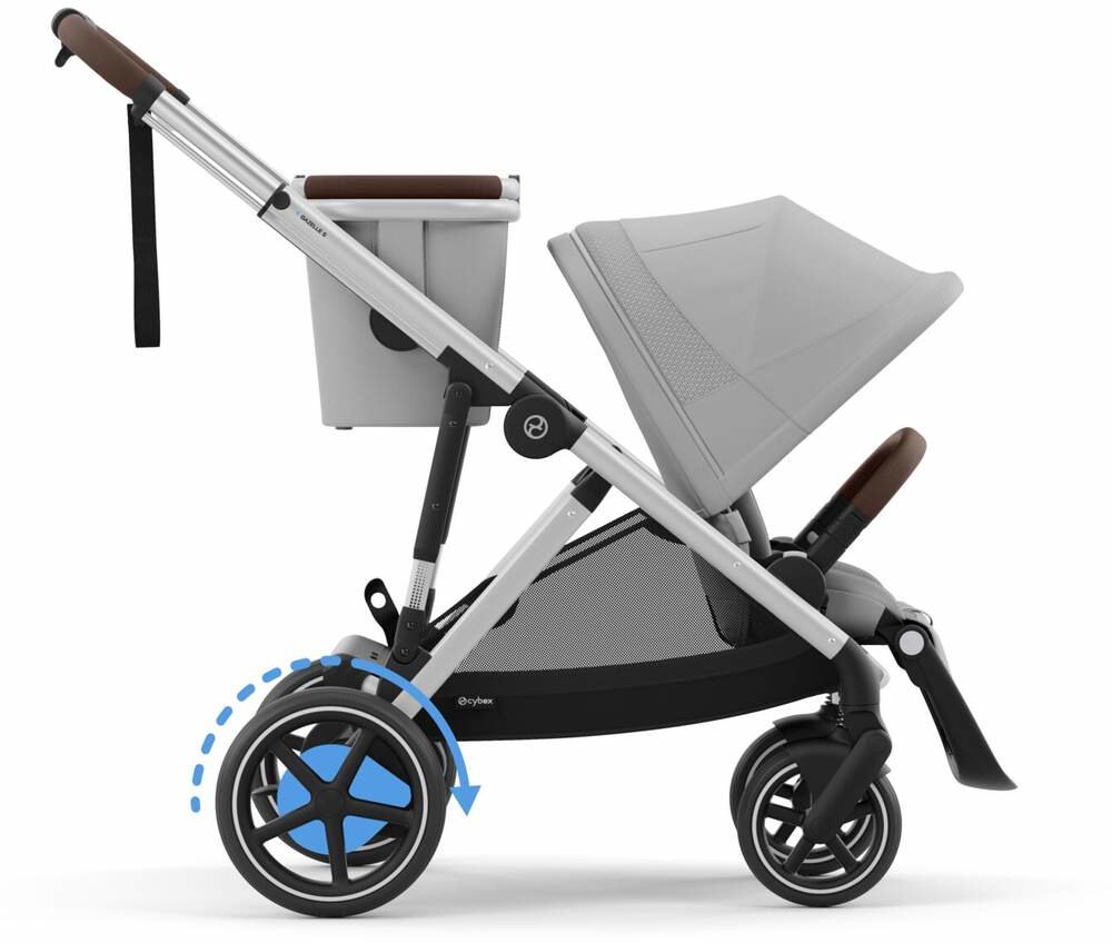 

Прогулочная коляска Cybex eGazelle S Slv Stone Grey с электродвигателем и функцией укачивания (524000523)