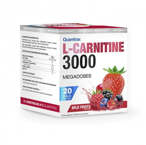 

Quamtrax L-Carnitine 3000 20x25 ml Wild Fruits