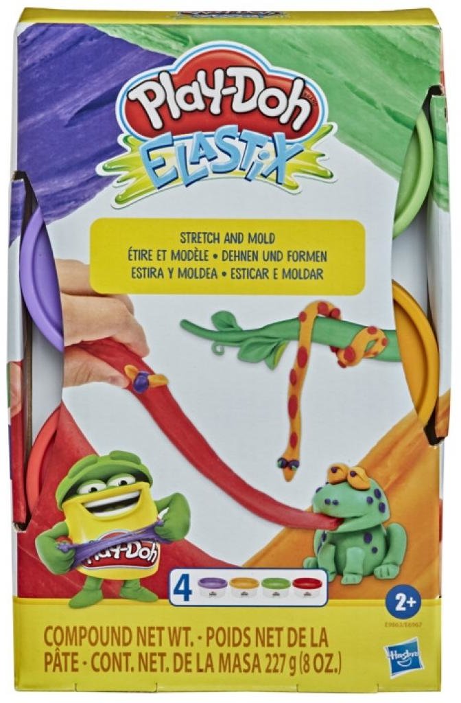 

Hasbro Play-Doh Набор из 4 баночек эластичного пластилина (ELASTIX BOLD) E6967_E9863