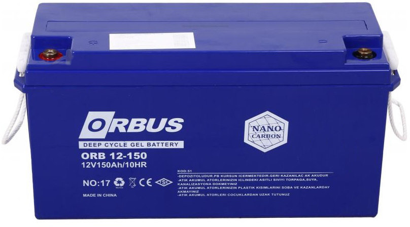 

Аккумуляторная батарея Orbus CG12150 12V 150Ah Gel