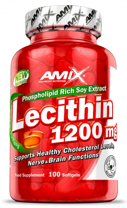 Акція на Amix Lecithin 1200 mg 100 soft gel / 100 servings від Stylus