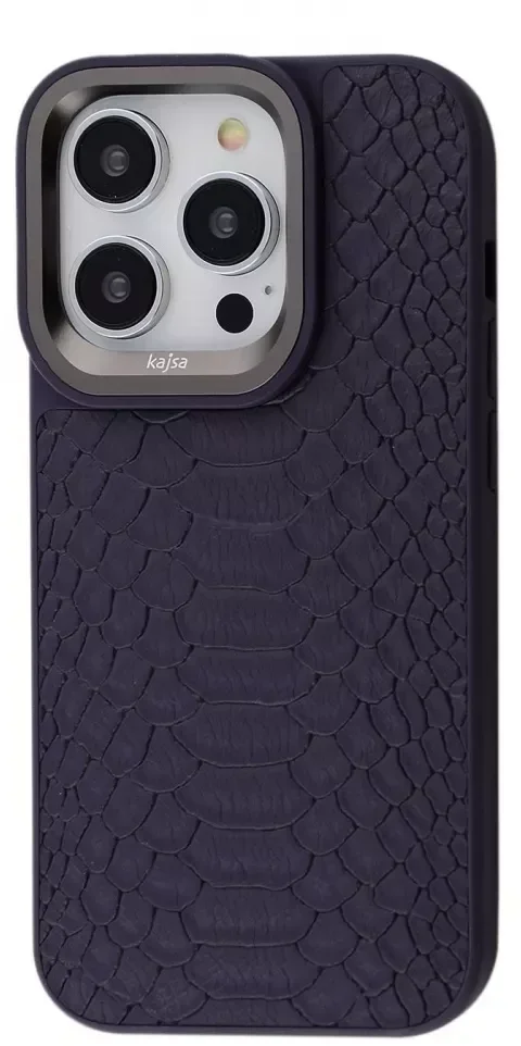 

Kajsa Snake Pattern Deep Purple для iPhone 14 Pro