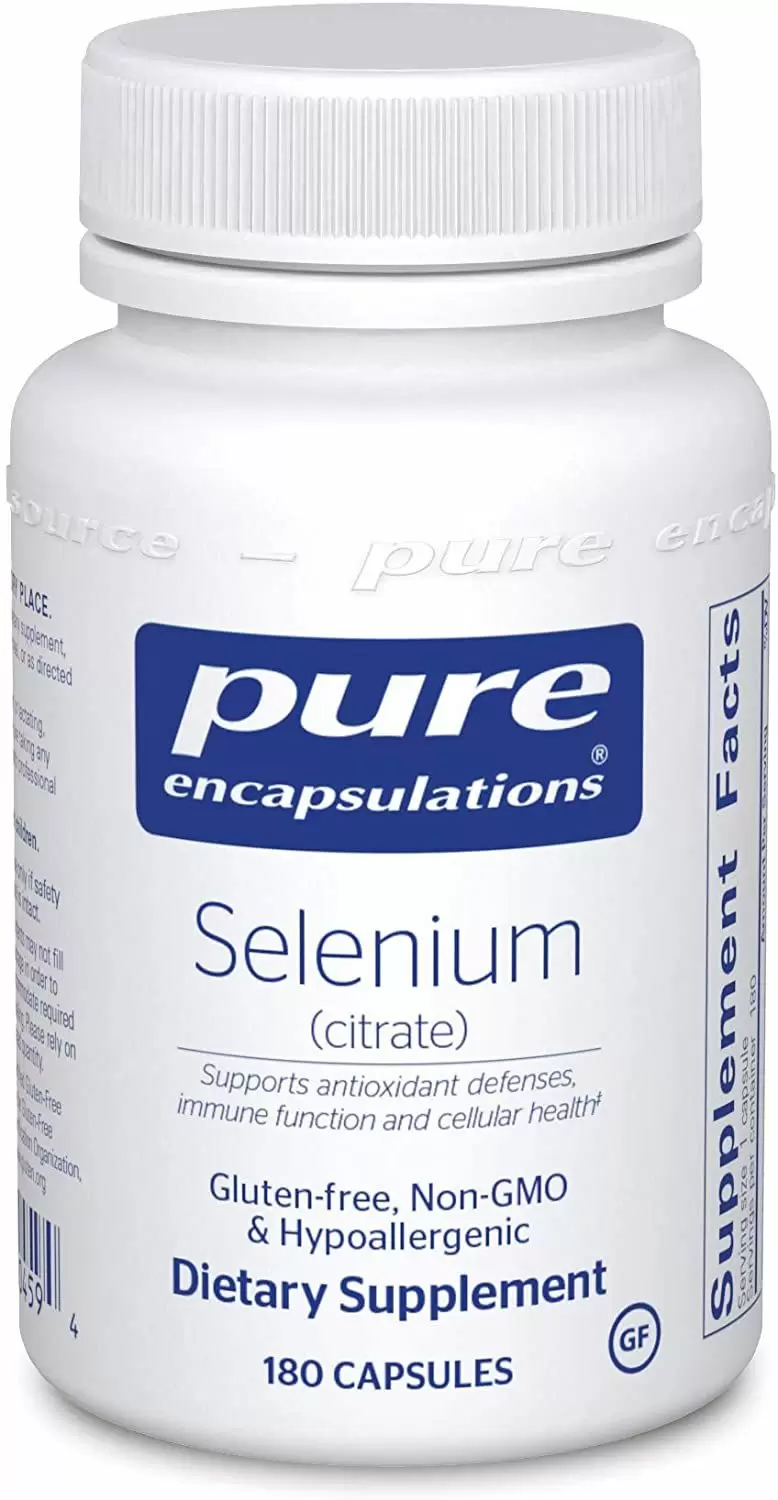 Акція на Pure Encapsulations Selenium (citrate) Селен (цитрат) 180 капсул від Stylus