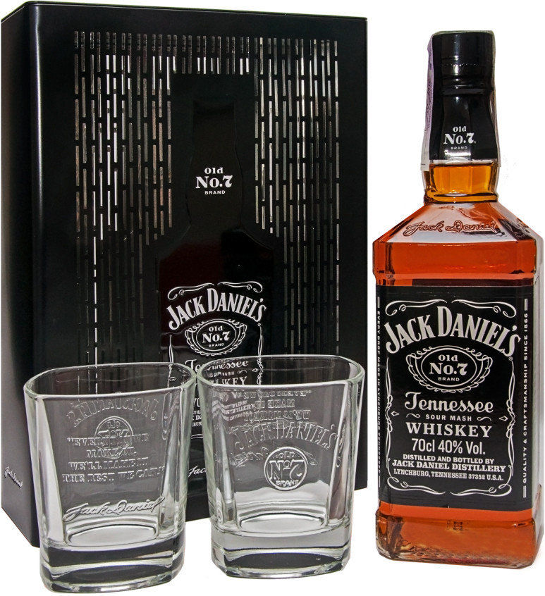 

Виски Jack Daniel's, metal box with 2 glasses, 0.7л (CCL972744)