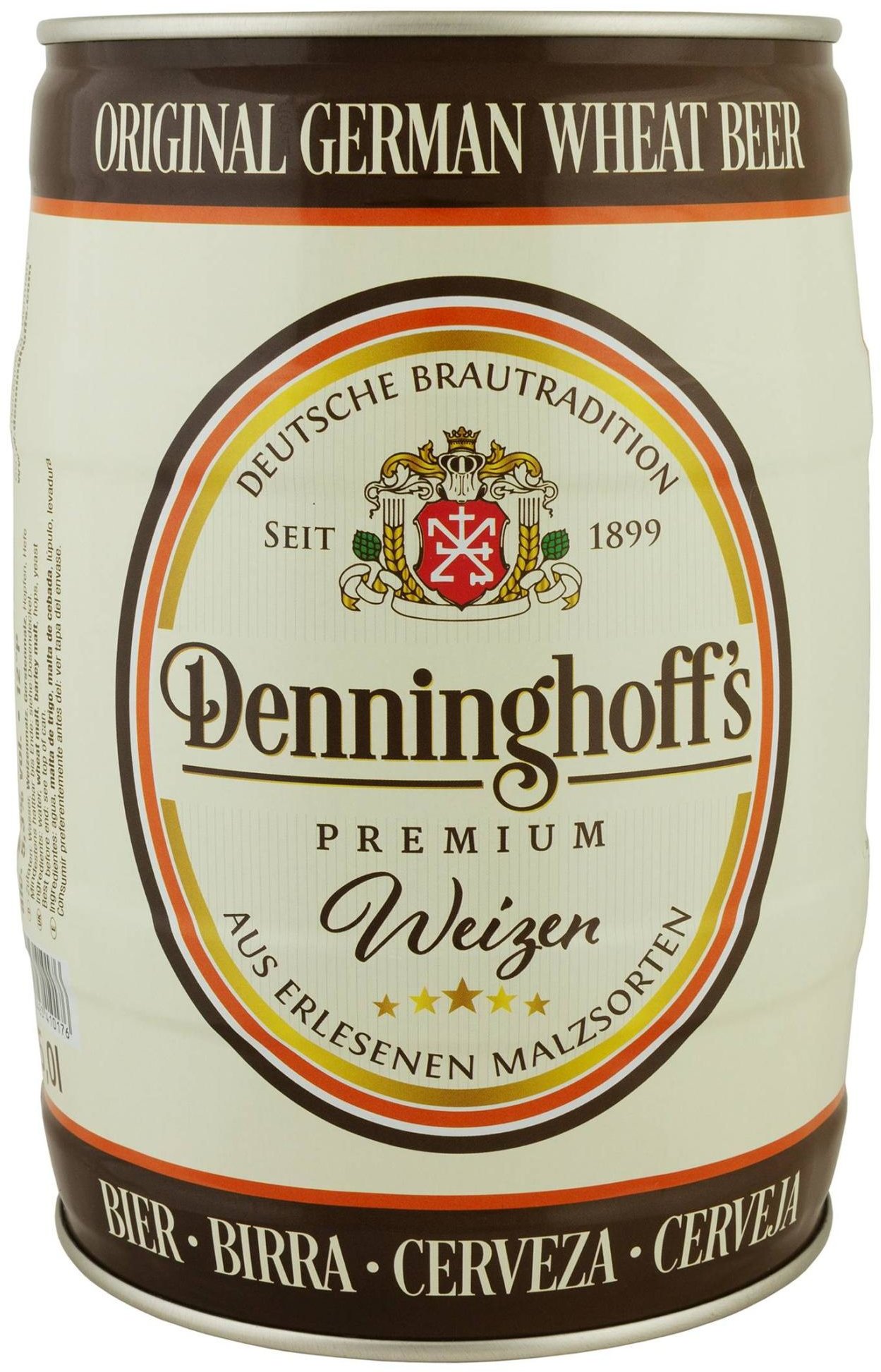 Акція на Пиво Denninghoff's Weizen светлое нефильтрованное 5.3 % 5 л (FSH_4260423410176) від Stylus